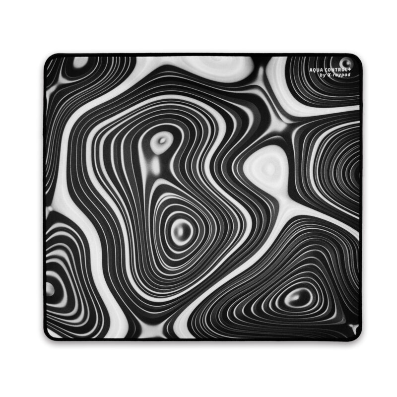 Aqua control plus grey strata XL mouse pad