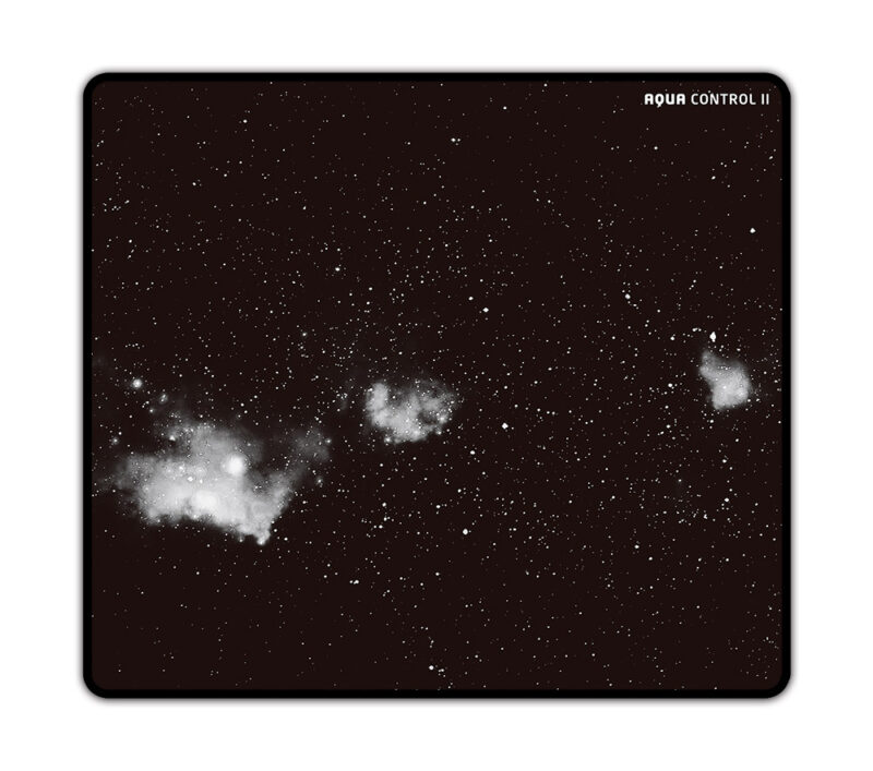 Aqua control 2 black galaxy XL mouse pad